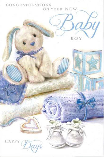 Picture of NEW BABY BOY CARD